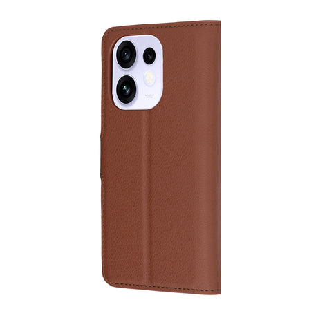 Husa de protectie Techsuit Leather Folio compatibil cu Oppo Reno16, Maro