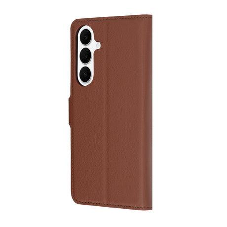 Husa de protectie Techsuit Leather Folio compatibil cu Samsung Galaxy S26 FE / S25 FE, Maro