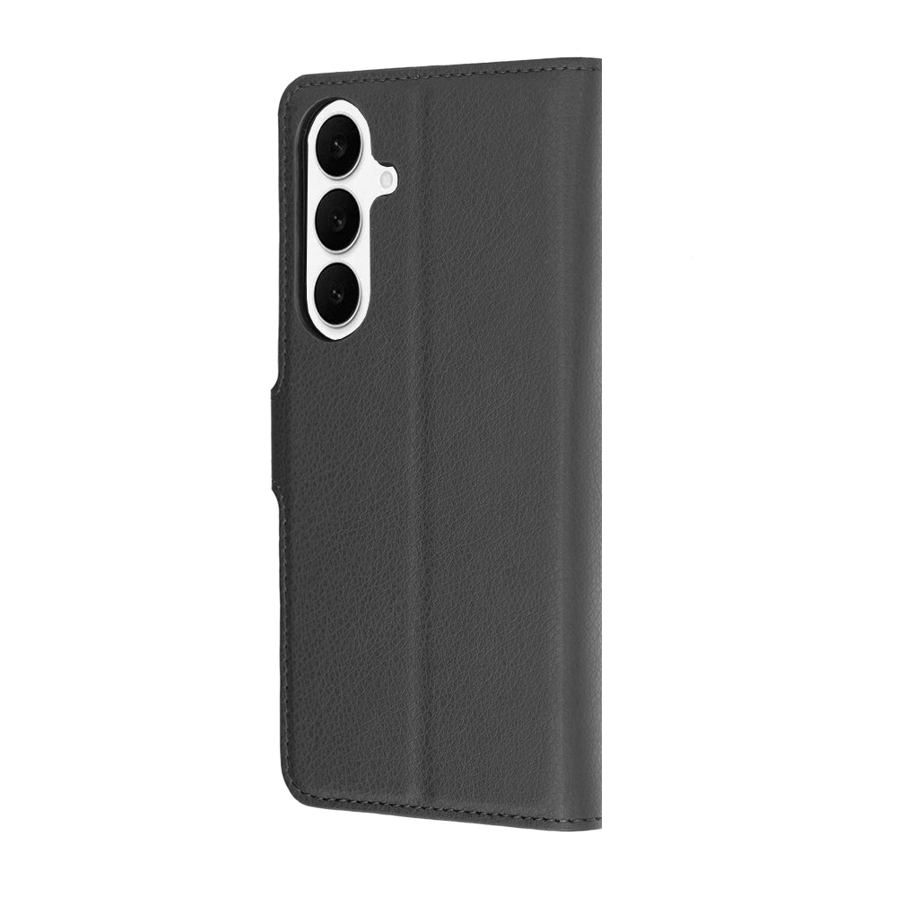Husa de protectie Techsuit Leather Folio compatibil cu Samsung Galaxy S26 FE / S25 FE, Negru