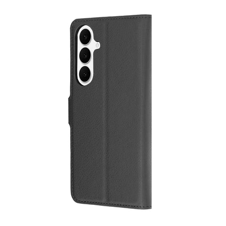Husa de protectie Techsuit Leather Folio compatibil cu Samsung Galaxy S26 FE / S25 FE, Negru