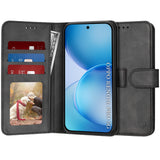 Husa de protectie Techsuit Diary Book compatibil cu Oppo Reno16 Pro, Negru