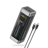 Baterie externa Cuktech P23 (CUK00P23GLBK), 25000mAh, 2x USB-C / USB, 210W, Negru