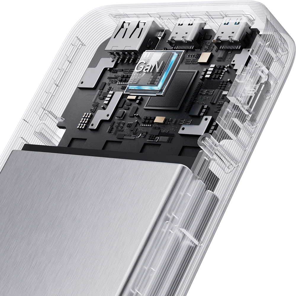 Baterie externa Cuktech PB150S, 15000mAh, USB-C / USB, 100W, Gri