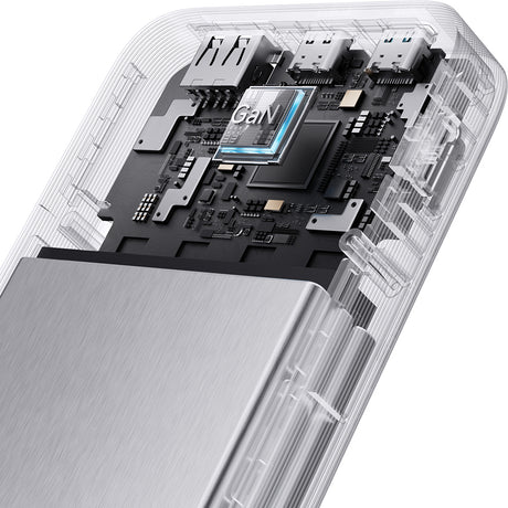 Baterie externa Cuktech PB150S, 15000mAh, USB-C / USB, 100W, Gri