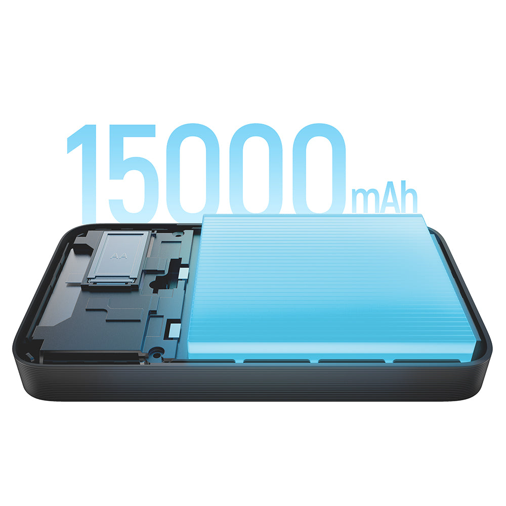 Baterie externa Cuktech PB150S, 15000mAh, USB-C / USB, 100W, Gri