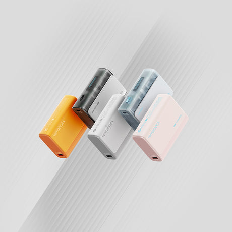 Baterie externa Cuktech PB100 (CUK0PB100DPK), 10000mAh, USB-C / USB, 30W, Roz