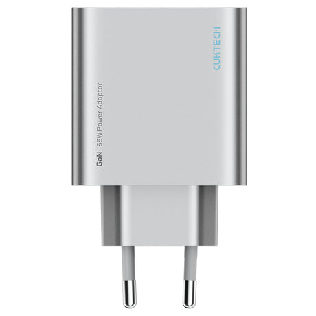 Incarcator Cuktech (A15C-EU), 2x USB-C + USB-A, 65W, GaN, Alb