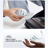 Incarcator Cuktech (AD653W), USB-C + USB-A, 67W, GaN, Alb