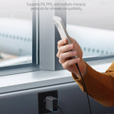 Incarcator Cuktech (AD653C), 2x USB-C / 1x USB-A, 65W GaN, Gri