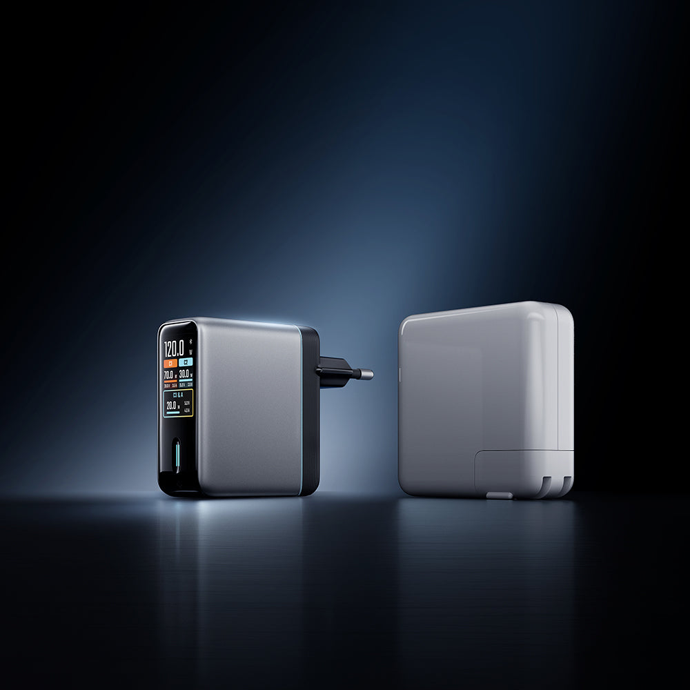 Incarcator Cuktech (CAD1204UEUGR), 3x USB-C, 120W, Gri