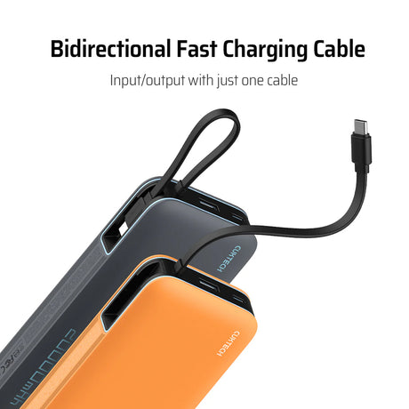 Baterie externa Cuktech LPB200N (CUKP200NGLLG), 20000mAh, USB / USB-C / Lightning, 45W, Alb