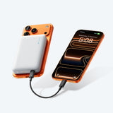 Baterie externa Cuktech WPB100N, 10000mAh, 20W USB-C, Alb
