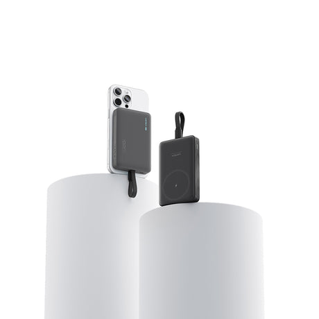 Baterie externa Cuktech WPB100L (CKWPB100LGLBK), 10000mAh, USB-C, 22.5W, Negru
