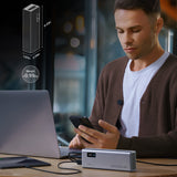 Baterie externa Cuktech PB200P, 20000mAh, 2x USB-C + USB, 150W, Gri