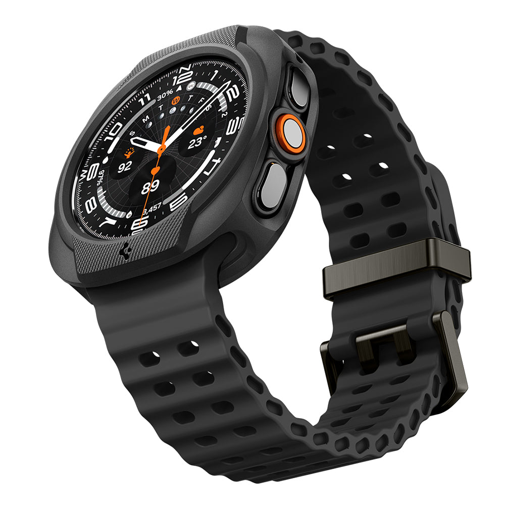 Husa smartwatch Spigen compatibil cu Samsung Galaxy Watch Ultra 2, Negru
