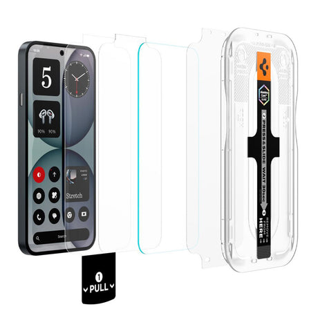 Folie de protectie Spigen compatibil cu Nothing Phone (4a), Transparent