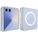 Husa de protectie Techsuit MagSafe Pro compatibil cu Samsung Galaxy Z Flip8, Transparent