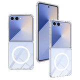 Husa de protectie Techsuit MagSafe Pro compatibil cu Samsung Galaxy Z Flip8, Transparent