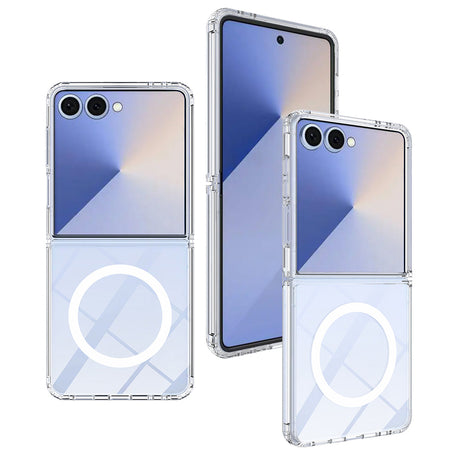 Husa de protectie Techsuit MagSafe Pro compatibil cu Samsung Galaxy Z Flip8, Transparent