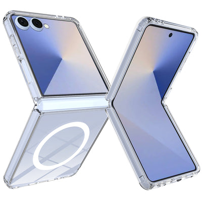 Husa de protectie Techsuit MagSafe Pro compatibil cu Samsung Galaxy Z Flip8, Transparent