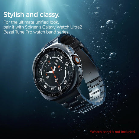 Rama smartwatch Spigen compatibil cu Samsung Galaxy Watch Ultra 2, Argintiu