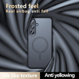 Husa de protectie Techsuit PureFrost MagSafe compatibil cu Samsung Galaxy S26 FE, Negru Frost