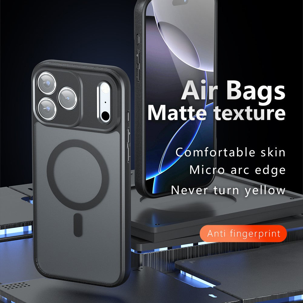 Husa de protectie Techsuit PureFrost MagSafe compatibil cu iPhone 18 Pro / iPhone 17 Pro, Negru