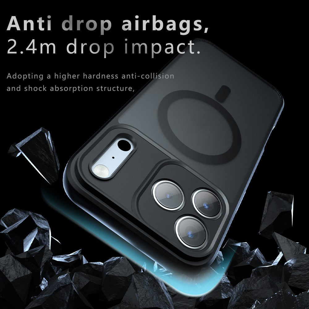 Husa de protectie Techsuit PureFrost MagSafe compatibil cu iPhone 18 Pro Max / iPhone 17 Pro Max, Negru