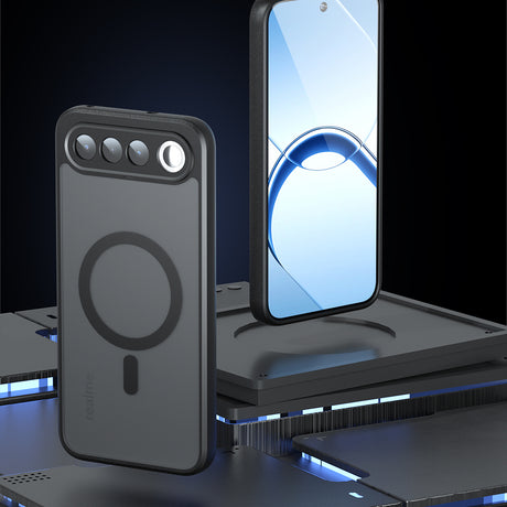 Husa de protectie Techsuit PureFrost MagSafe compatibil cu Realme 16 5G, Negru Frost