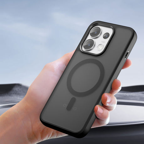 Husa de protectie Techsuit PureFrost MagSafe compatibil cu Oppo Reno16 Pro, Negru