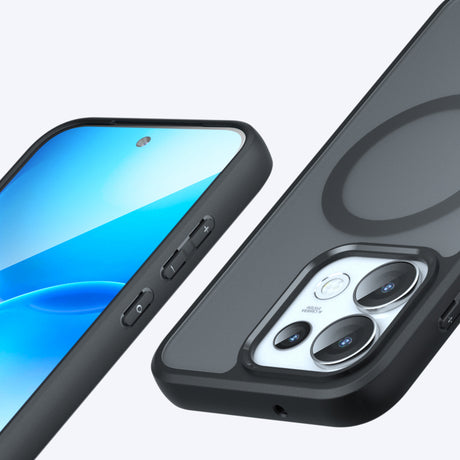 Husa de protectie Techsuit PureFrost MagSafe compatibil cu Oppo Reno16 Pro, Negru