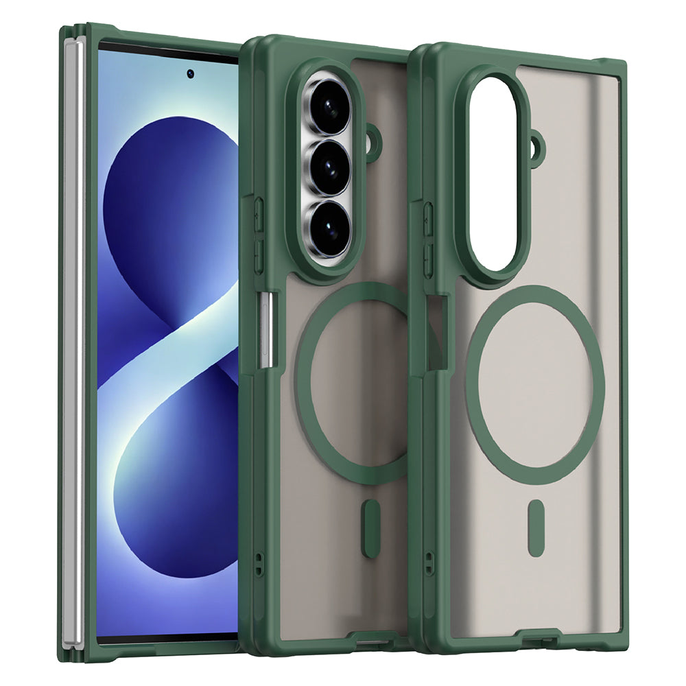 Husa de protectie Techsuit HaloFrost II MagSafe compatibil cu Samsung Galaxy Z Fold8 Ultra, Verde