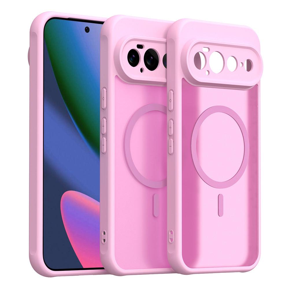 Husa de protectie Techsuit HaloFrost II MagSafe compatibil cu Google Pixel 11 Pro XL, Roz