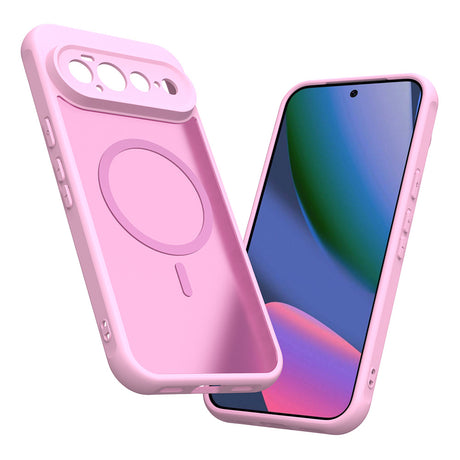 Husa de protectie Techsuit HaloFrost II MagSafe compatibil cu Google Pixel 11, Roz