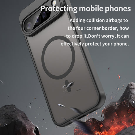Husa de protectie Techsuit HaloFrost II MagSafe compatibil cu Google Pixel 11, Negru