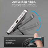 Suport Inel Spigen O-Mag OM106 (AMP09334), Magnet Puternic, Rotație 360°, Negru