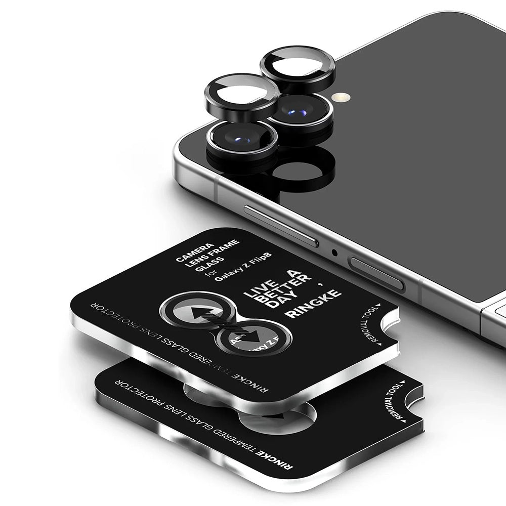 Folie de protectie Ringke compatibil cu Samsung Galaxy Z Flip8, Negru