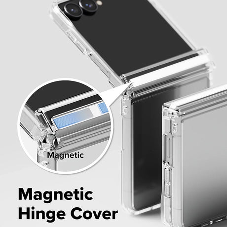 Husa de protectie Ringke Fusion compatibil cu Samsung Galaxy Z Flip8, Transparent