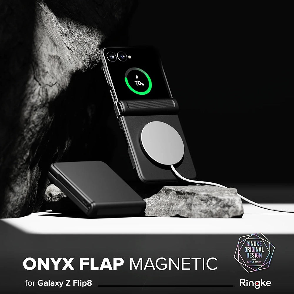 Husa de protectie Ringke Onyx compatibil cu Samsung Galaxy Z Flip8, Negru