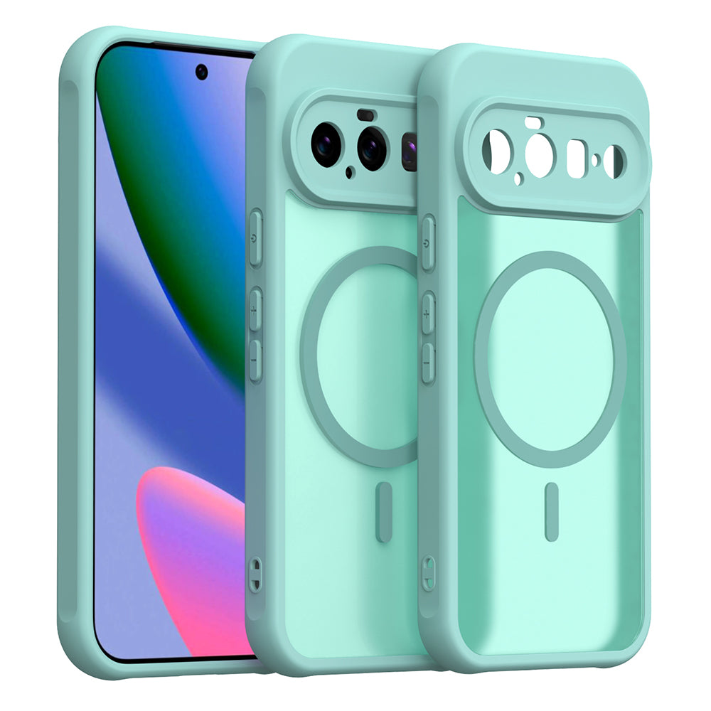 Husa de protectie Techsuit HaloFrost II MagSafe compatibil cu Google Pixel 11, Verde Menta