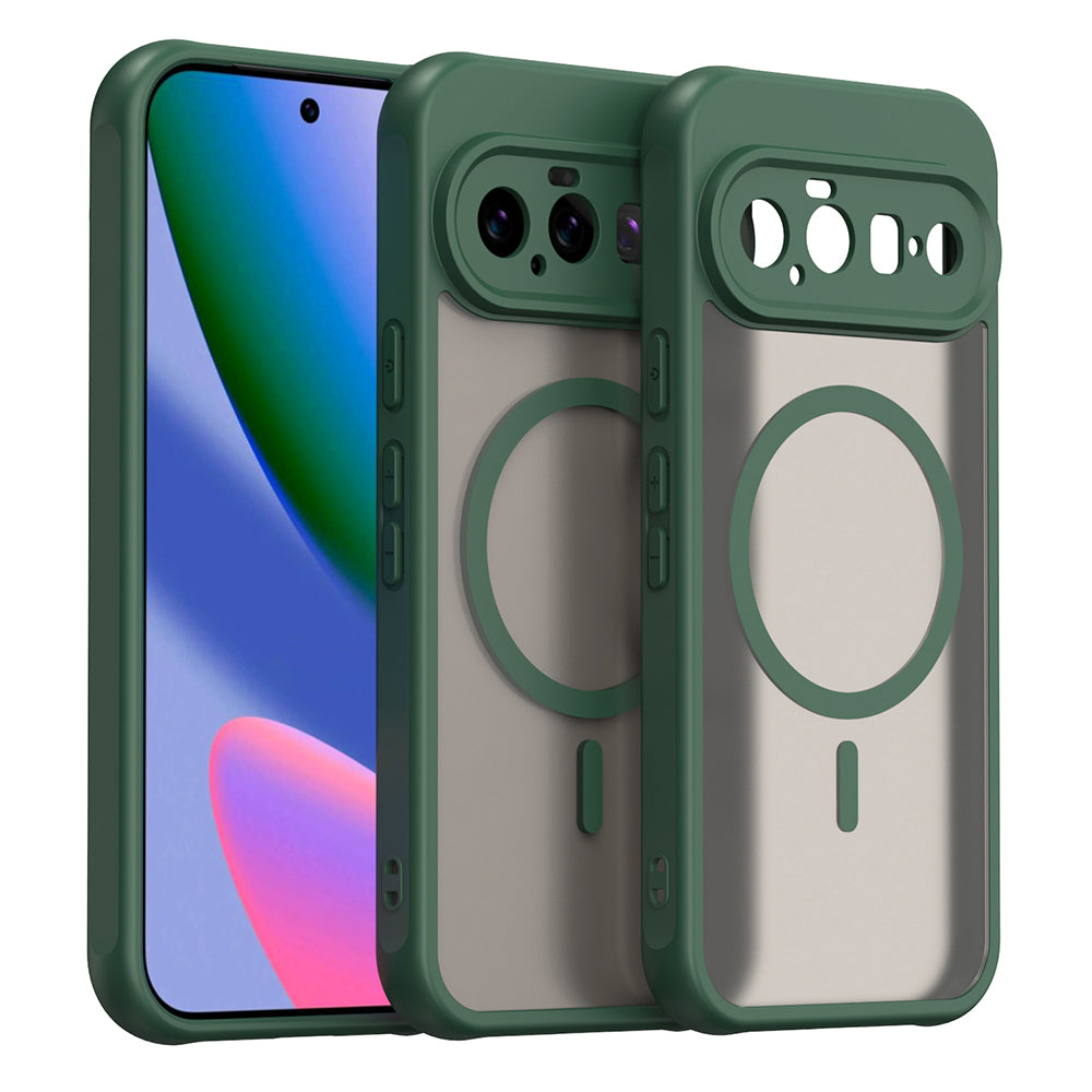 Husa de protectie Techsuit HaloFrost II MagSafe compatibil cu Google Pixel 11, Verde