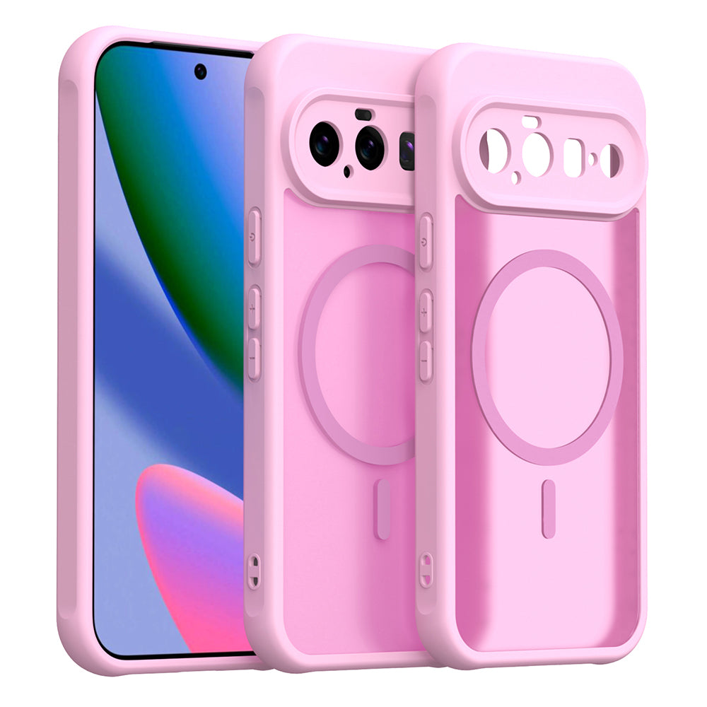 Husa de protectie Techsuit HaloFrost II MagSafe compatibil cu Google Pixel 11, Roz