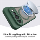 Husa de protectie Techsuit HaloFrost II MagSafe compatibil cu Google Pixel 11 Pro, Verde