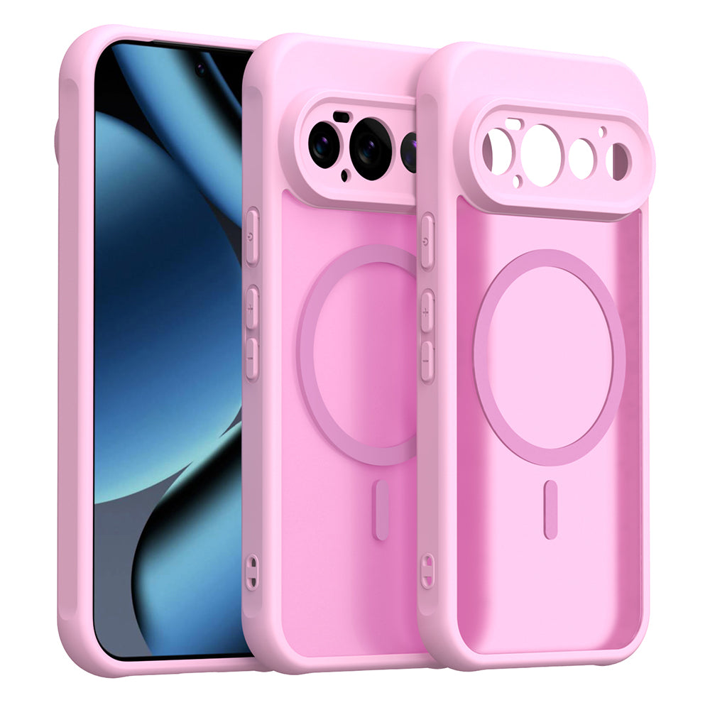 Husa de protectie Techsuit HaloFrost II MagSafe compatibil cu Google Pixel 11 Pro, Roz