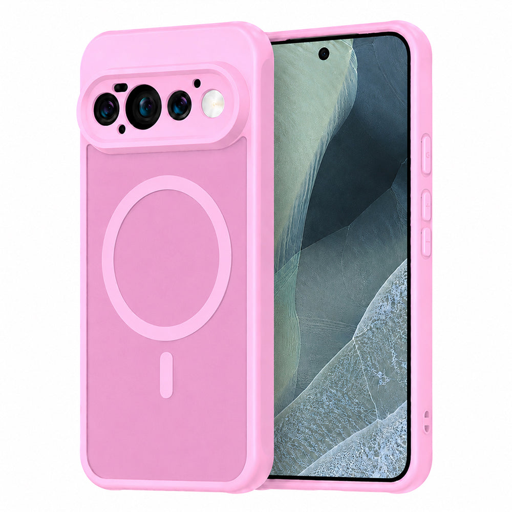 Husa de protectie Techsuit HaloFrost II MagSafe compatibil cu Google Pixel 11 Pro, Roz