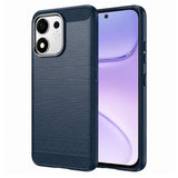 Husa de protectie Techsuit Carbon Silicone compatibil cu Honor 600 Smart, Albastru