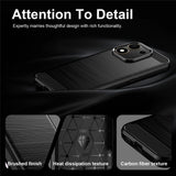 Husa de protectie Techsuit Carbon Silicone compatibil cu Honor 600 Smart, Negru