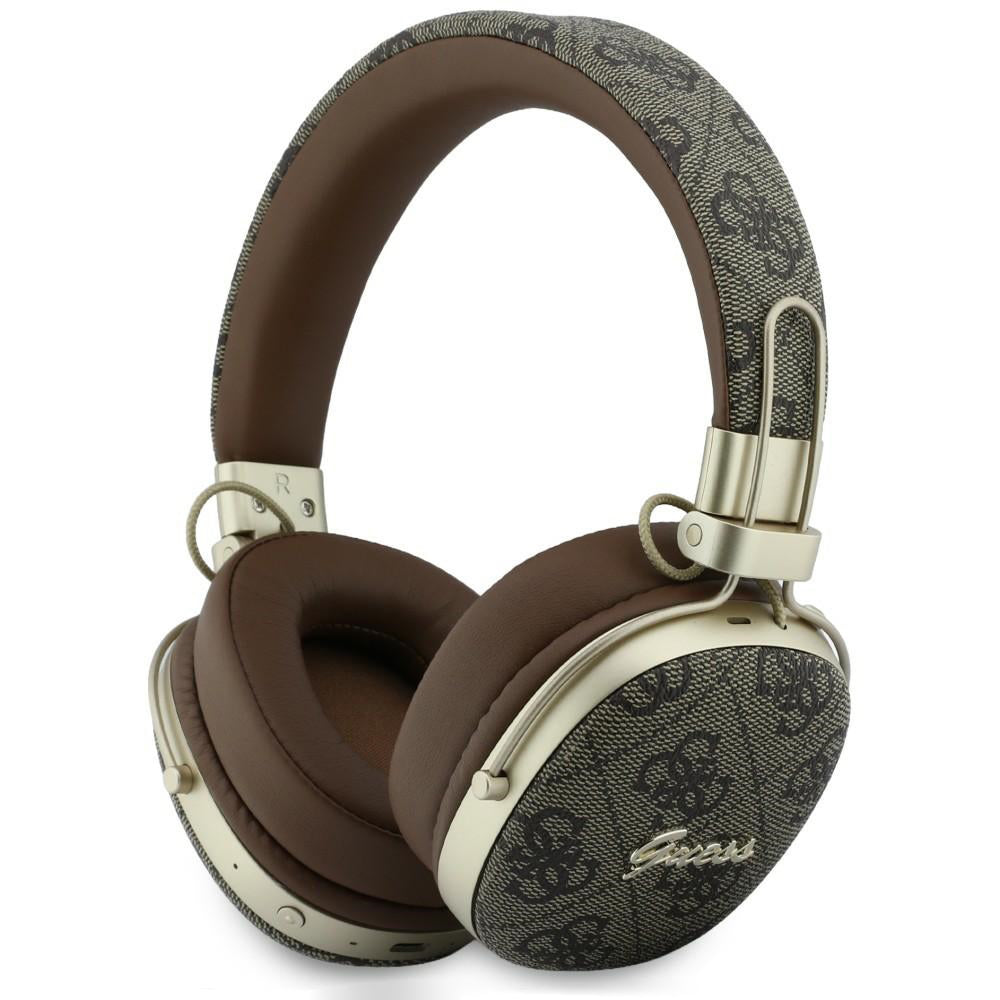 Casti Wireless Guess Metal 4G Script Logo (GUBHP72P4SMDW), Bluetooth ENC, Maro