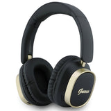 Casti Wireless Guess Rectangle Metal Script (GUBHV28HGCSMK), Bluetooth, ENC, Negru
