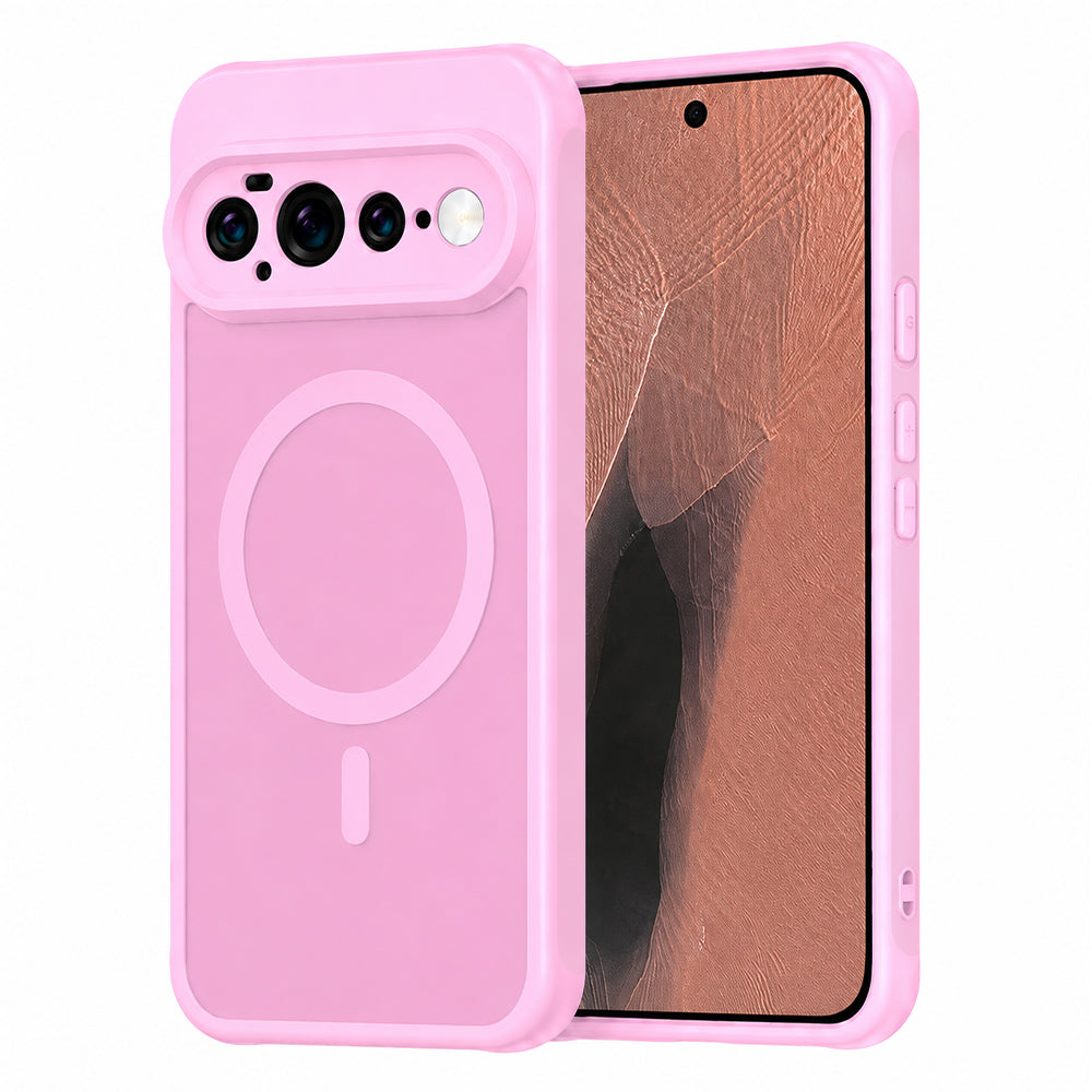 Husa de protectie Techsuit HaloFrost II MagSafe compatibil cu Google Pixel 11 Pro XL, Roz